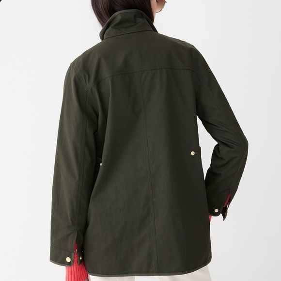 J crew new downtown field jacket dark moss green - Picture 2 of 4